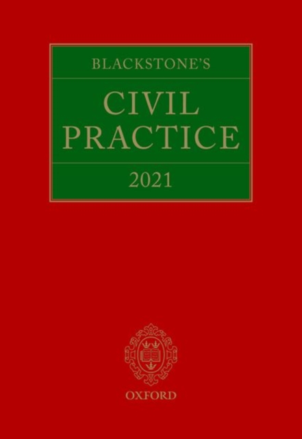 Blackstone's Civil Practice 2021, Hardback Book
