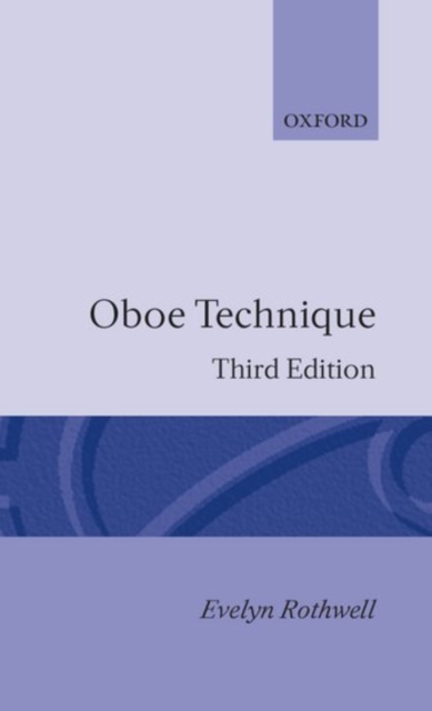 Oboe Technique, Paperback / softback Book