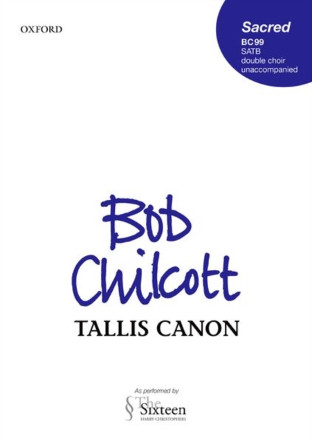 Tallis Canon, Sheet music Book