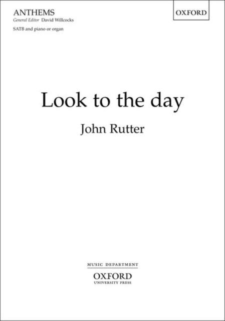 Look to the day, Sheet music Book