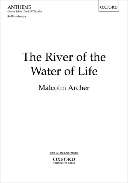 The River of the Water of Life, Sheet music Book