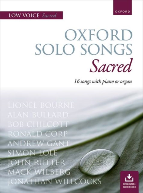 Oxford Solo Songs: Sacred : 16 songs with piano or organ, Sheet music Book
