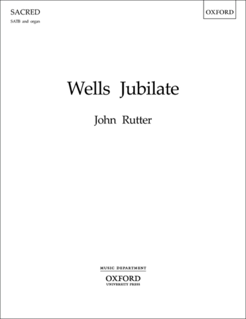 Wells Jubilate, Sheet music Book