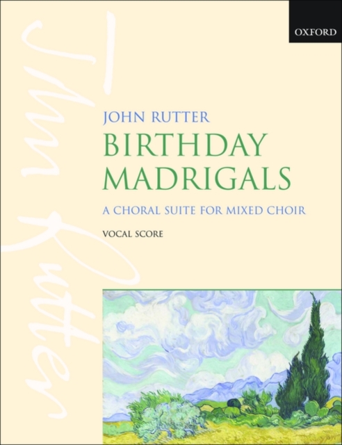 Birthday Madrigals, Sheet music Book