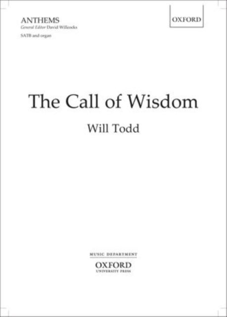 The Call of Wisdom, Sheet music Book