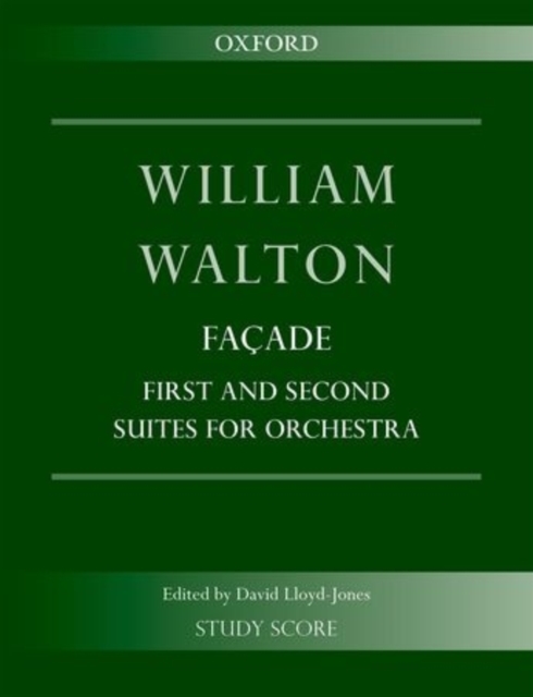 Facade: First and Second Suites for Orchestra, Sheet music Book