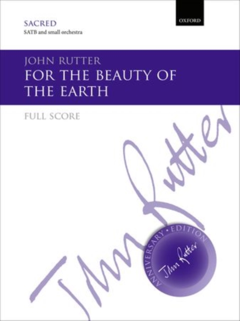 For the beauty of the earth, Sheet music Book