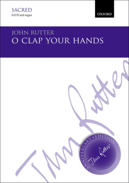 O clap your hands, Sheet music Book