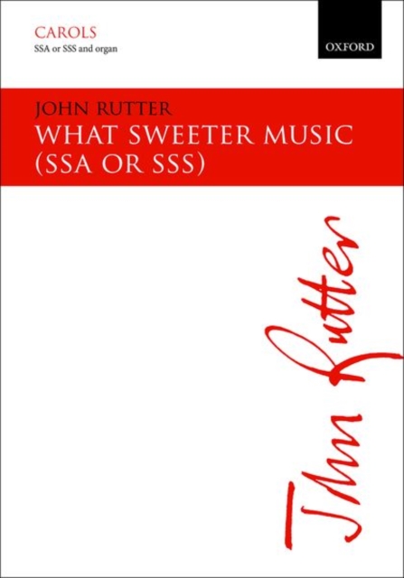 What sweeter music, Sheet music Book