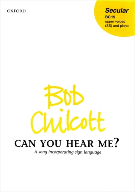 Can you hear me?, Sheet music Book