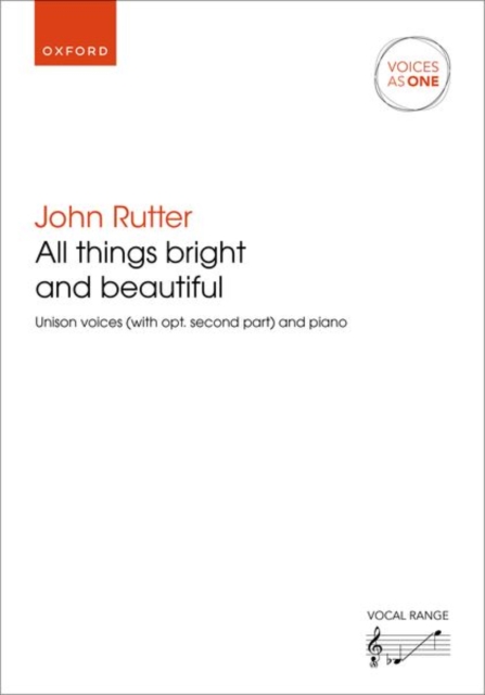 All things bright and beautiful, Sheet music Book