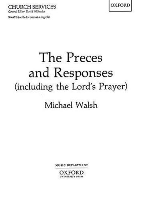 The Preces and Responses (including the Lord's Prayer), Sheet music Book