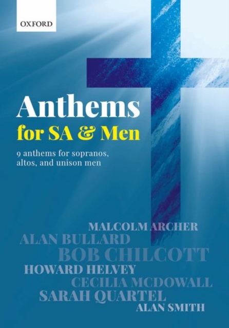 Anthems for SA and Men, Sheet music Book