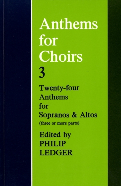 Anthems for Choirs 3, Sheet music Book