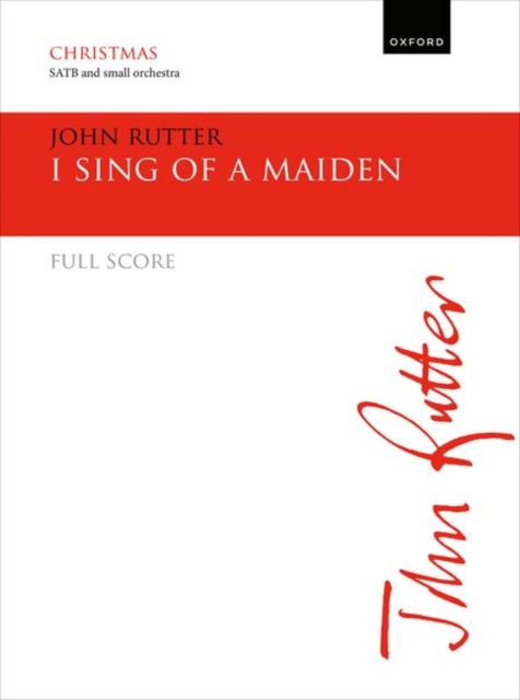 I sing of a maiden, Sheet music Book