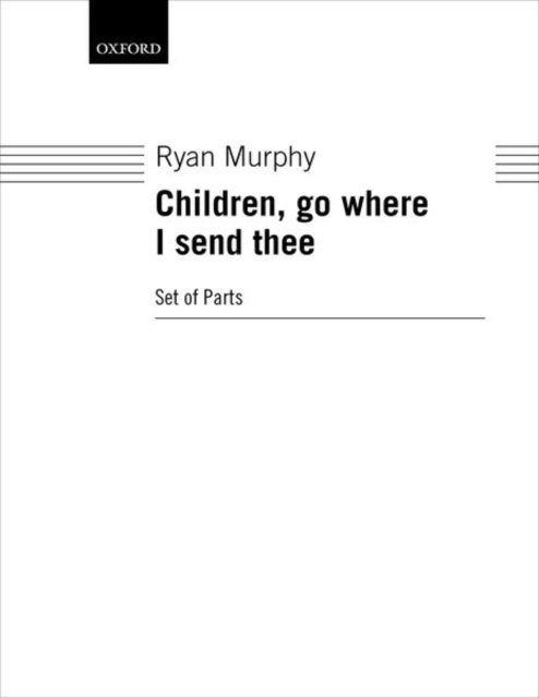Children, go where I send thee, Sheet music Book