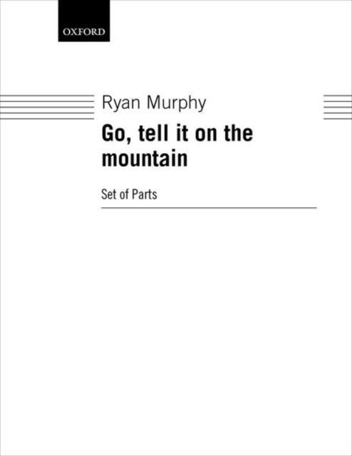 Go, tell it on the mountain, Sheet music Book