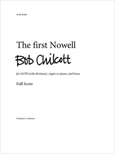 The first Nowell, Sheet music Book