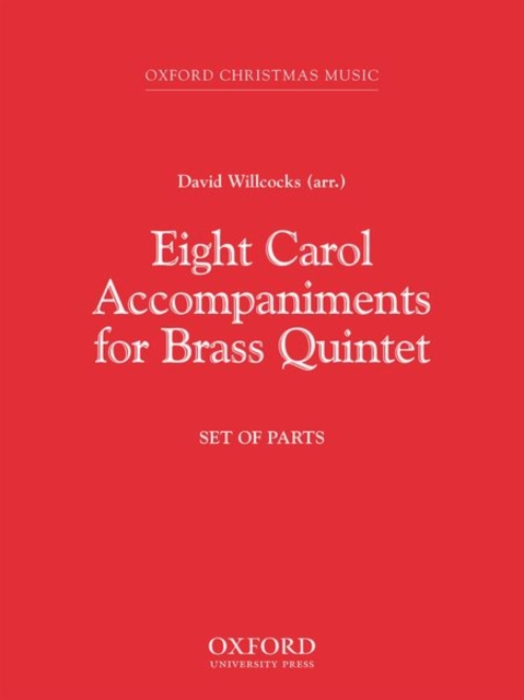 Eight Carol Accompaniments for Brass a 5, Sheet music Book