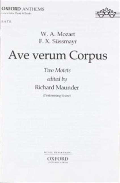 Ave verum corpus, Sheet music Book
