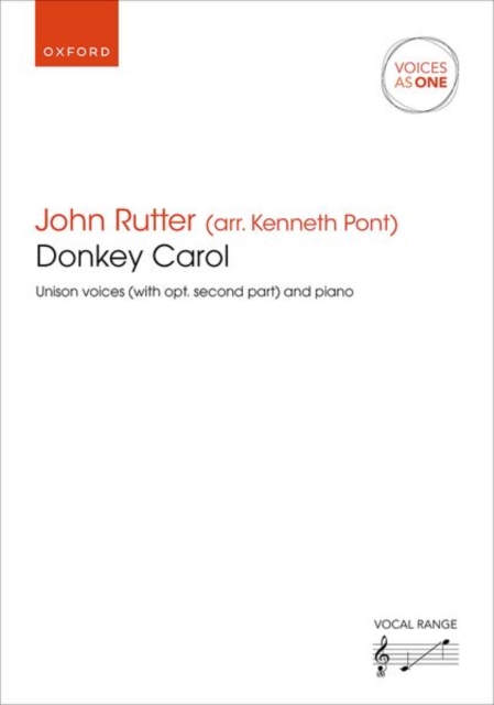 Donkey Carol, Sheet music Book