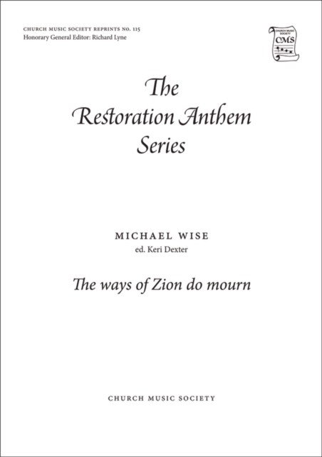 The ways of Zion do mourn, Sheet music Book