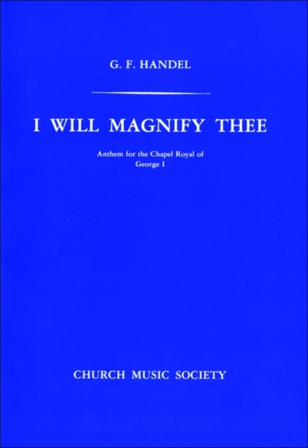 I will magnify Thee, Sheet music Book