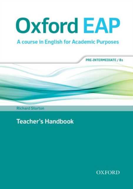 Oxford EAP: Pre-Intermediate/B1: Teacher's Book, DVD and Audio CD Pack, Multiple-component retail product Book
