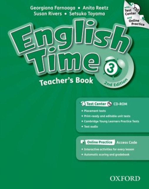 English Time: 3: Teacher's Book with Test Center and Online Practice, Mixed media product Book