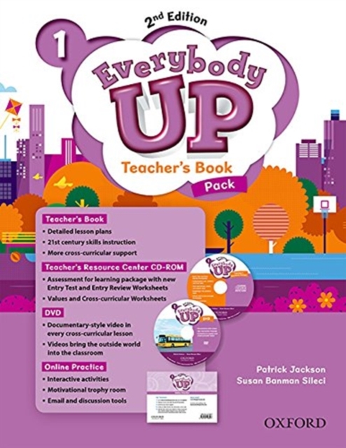 Everybody Up: Level 1: Teacher's Book Pack with DVD, Online Practice and Teacher's Resource Center CD-ROM : Linking your classroom to the wider world, Mixed media product Book