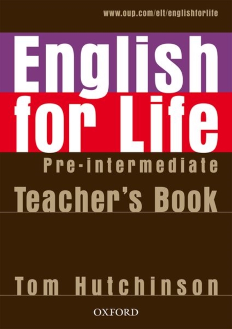 English for Life: Pre-intermediate: Teacher's Book Pack : General English four-skills course for adults, Mixed media product Book