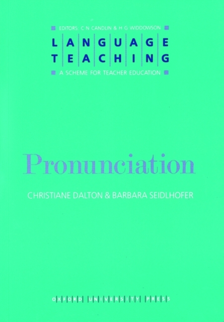 Pronunciation, Paperback / softback Book