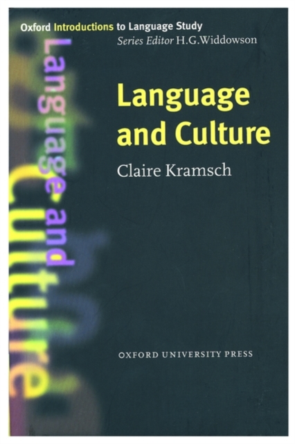 Oils Language & Culture, Paperback / softback Book