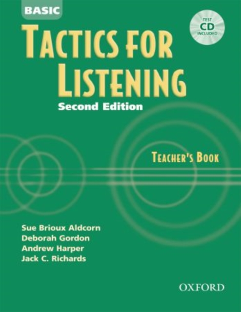 Tactics for Listening: Basic Tactics for Listening: Teacher's Book with Audio CD, Mixed media product Book