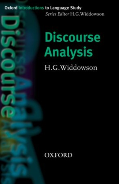 Discourse Analysis, Paperback / softback Book
