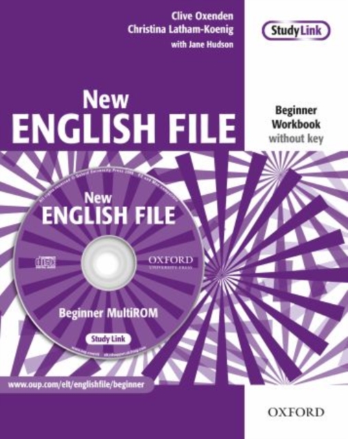 New English File: Beginner: Workbook with MultiROM Pack : Six-level general English course for adults, Mixed media product Book