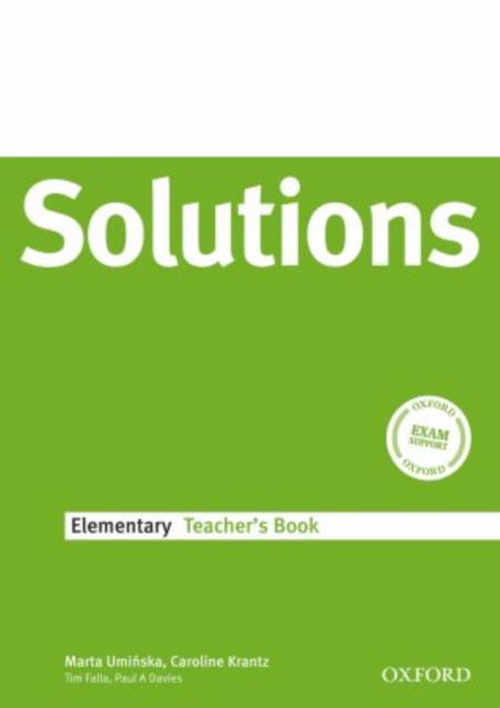 Solutions Elementary: Teacher's Book, Paperback / softback Book