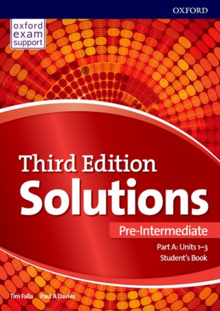 Solutions: Pre-Intermediate: Student's Book A Units 1-3 : Leading the way to success, Paperback / softback Book