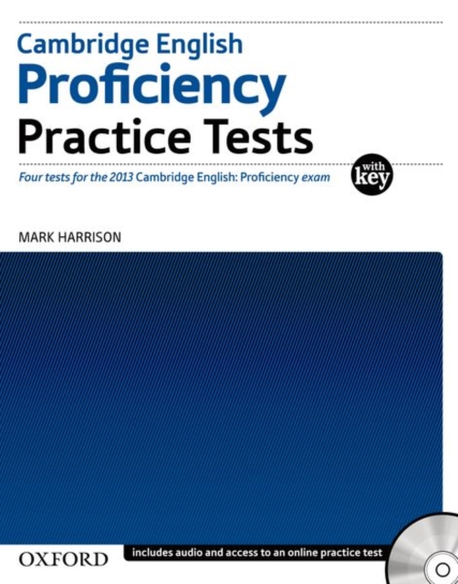 Cambridge English: Proficiency (CPE): Practice Tests with Key, Multiple-component retail product Book