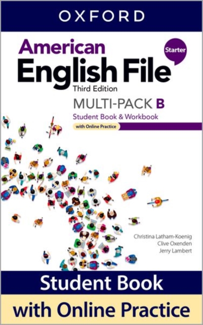 American English File: Starter: Student Book/Workbook Multi-Pack B with Online Practice, Multiple-component retail product Book