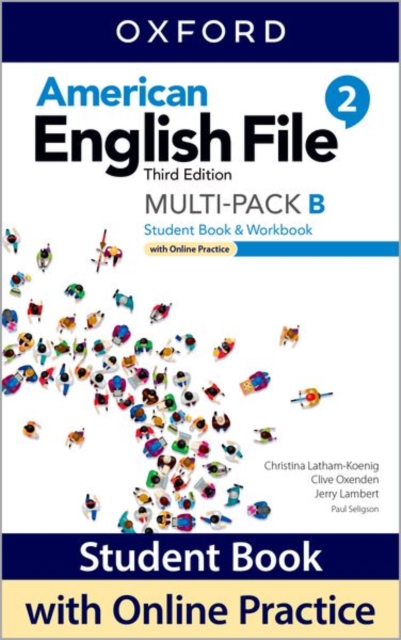 American English File: Level 2: Student Book/Workbook Multi-Pack B with Online Practice, Multiple-component retail product Book