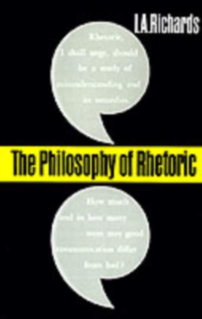 The Philosophy of Rhetoric, Paperback / softback Book