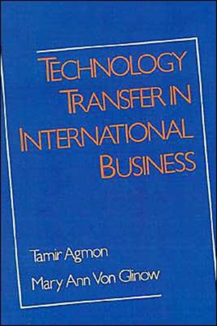 Technology Transfer in International Business, Hardback Book