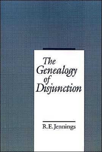 The Genealogy of Disjunction, Hardback Book