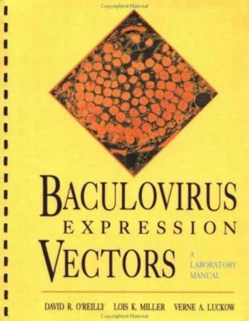 Baculovirus Expression Vectors : A Laboratory Manual, Spiral bound Book