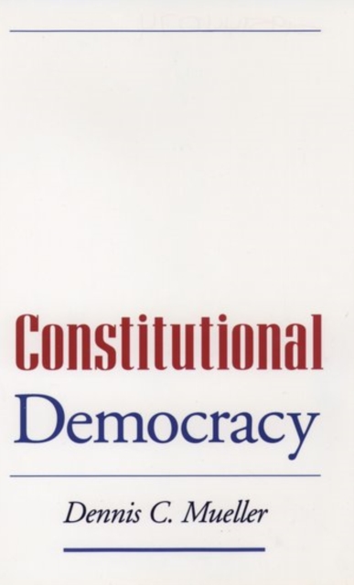 Constitutional Democracy, Hardback Book