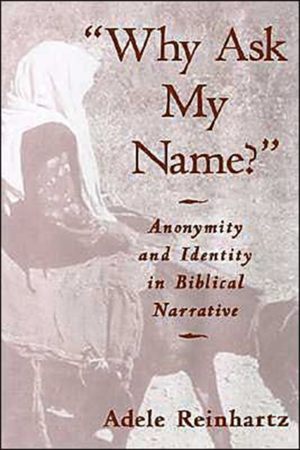 'Why Ask My Name?' : Anonymity and Identity in Biblical Narrative, Hardback Book