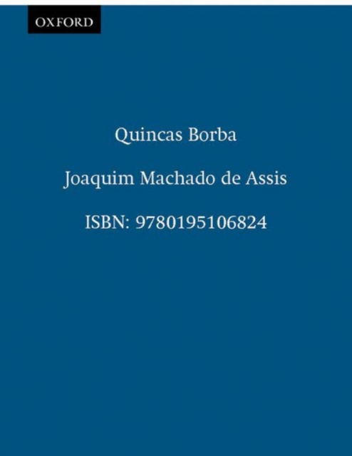 Quincas Borba, Paperback / softback Book