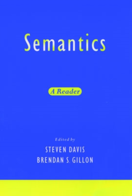 Semantics : A Reader, Paperback / softback Book