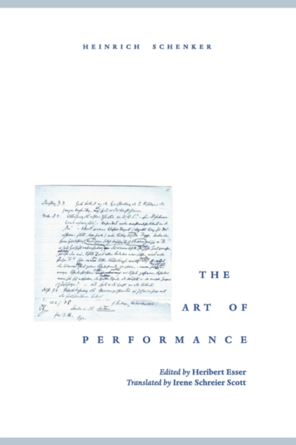 The Art of Performance, Paperback / softback Book